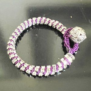 Henri Bendel | Purple Bracelet with Crystals